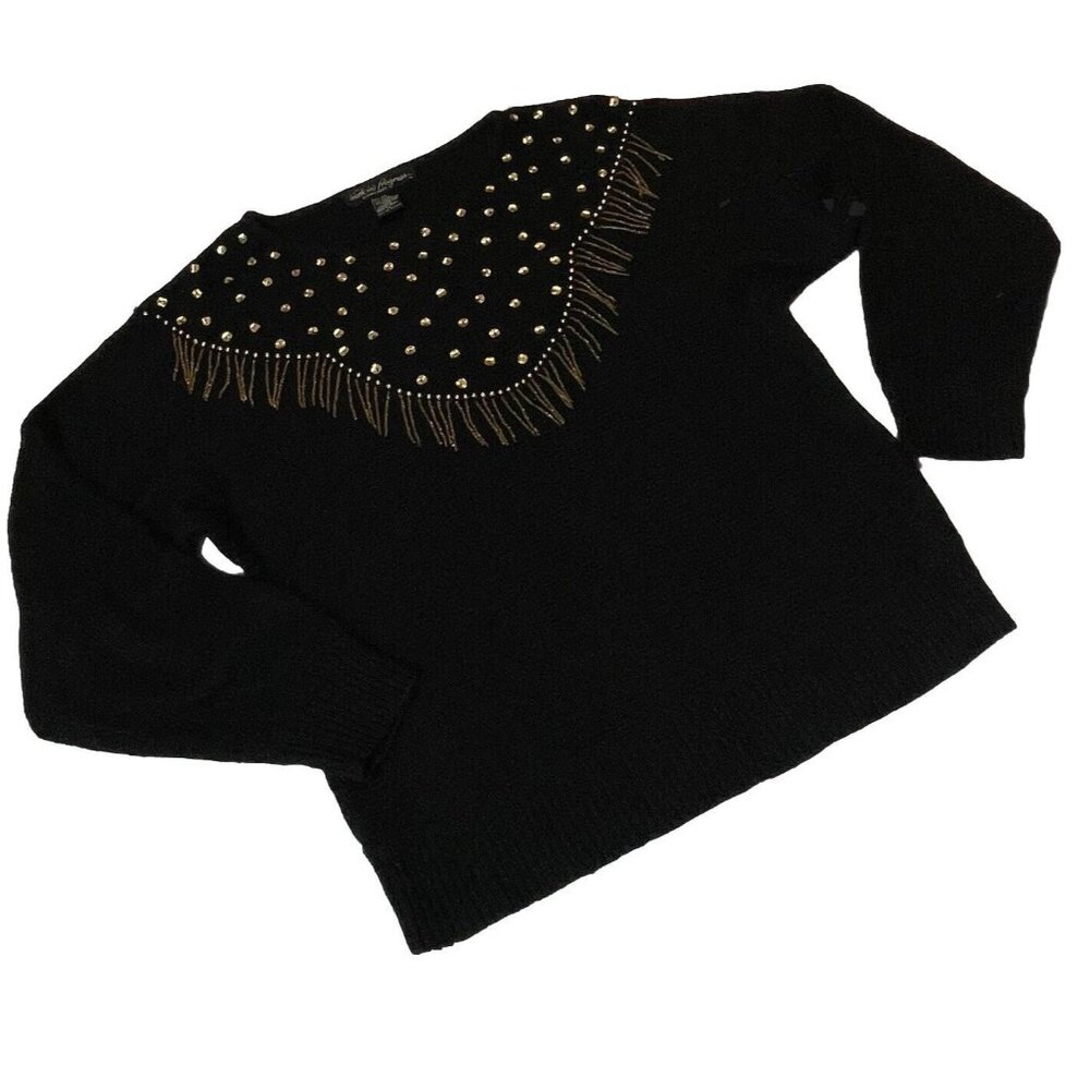 Work In Progress Gladys Bagley Medium Sweater Silk Rabbit Hair Lambswool Vintage